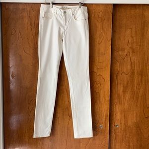 American Eagle skinny white jeans